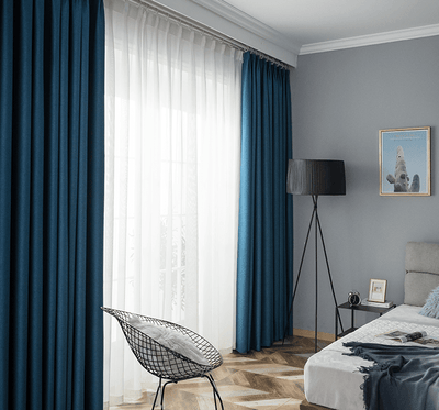 CORTINA DE LINHO CAMPARI OXFORD, MODERNA PARA SALAS E QUARTOS