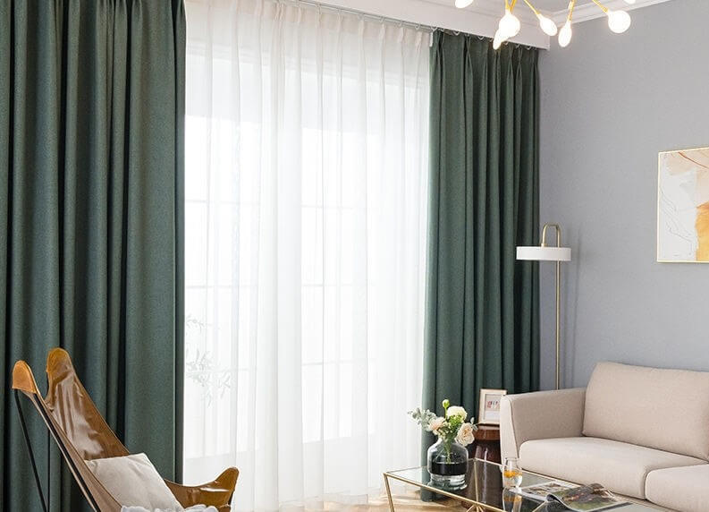 CORTINA DE LINHO CAMPARI OXFORD, MODERNA PARA SALAS E QUARTOS