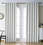 CORTINA DE LINHO ALGODÃO ROMANA, DECORAÇÃO SALA E QUARTO