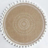 Lugar Americano Redondo Kit 4PÇ (H)