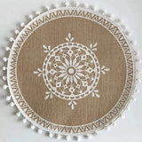 Lugar Americano Redondo Kit 4PÇ (G)