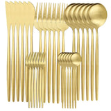 Jogo de Talheres Dourado 30PÇ