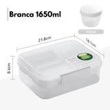 Lunch Box Branca ( 1650ml )