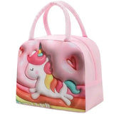 Lancheira Escolar Unicórnio Rosa