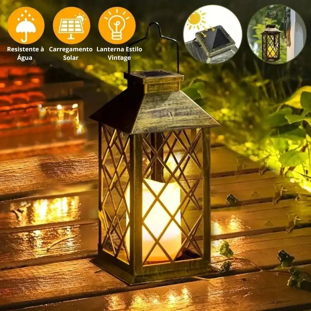 lanterna-de-chão-decoração-jardim