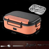 Lancheira Elétrica 1200ml Laranja