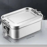 Marmita Inox Lunch Box Marmita Térmica Inox Kit 4PÇ Tazmo