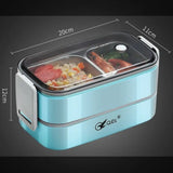 Marmita Térmica Inox Modelo Azul 2 Camadas