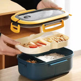 Marmita Térmica Lunch Box Camada Dulpa 1200ml Azul Tazmo