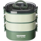 Marmita Térmica Verde 3 Camadas (2000ml)