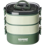 Marmita com Divisória Lunch Box Lancheira Térmica Big Family 2000ml