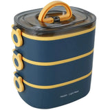 Marmita Térmica Azul 3 Camadas (2000ml)