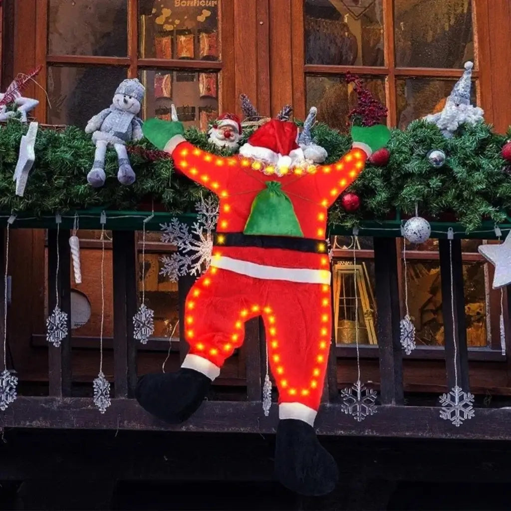 Papai-Noel-Iluminação-jardins-Feliz-Natal  