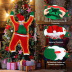 decoração-de-natal-arvore-papai-noel 	