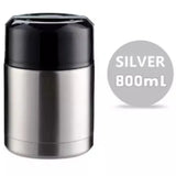 Pote Térmico Inox Lunch Box Pote Para Marmita Silver Gold Tazmo