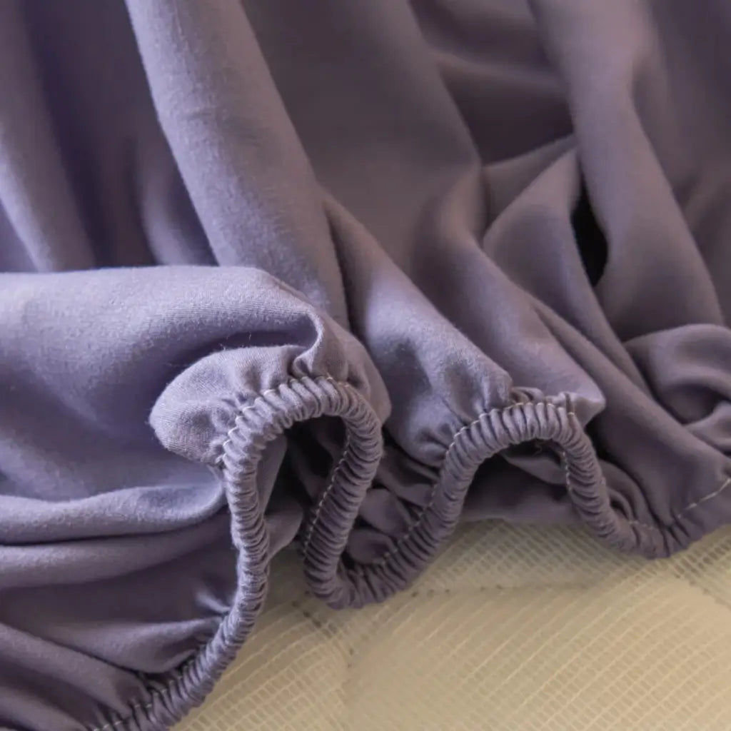 Capa para colchão impermeável confortável roxo tazmo casa elástico 