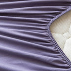 Capa para colchão impermeável confortável roxo tazmo casa com elastano 