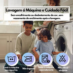 Capa para colchão impermeável confortável roxo tazmo casa modo seguro de lavar 
