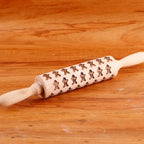 Rolo de massa para biscoito decorado de natal pino artesanal boneco de neve 