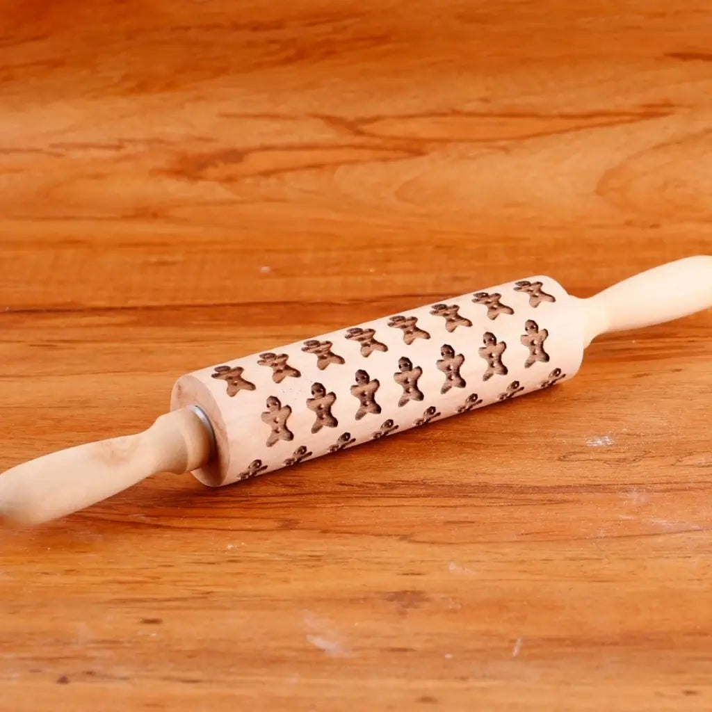 Rolo de massa para biscoito decorado de natal pino artesanal boneco de neve 