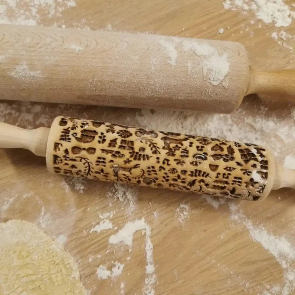 Rolo biscoito decorado de natal pino artesanal merry christmas cozinhando 