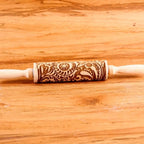 Rolo de massa para biscoito decorado de natal pino artesanal floral decoração 