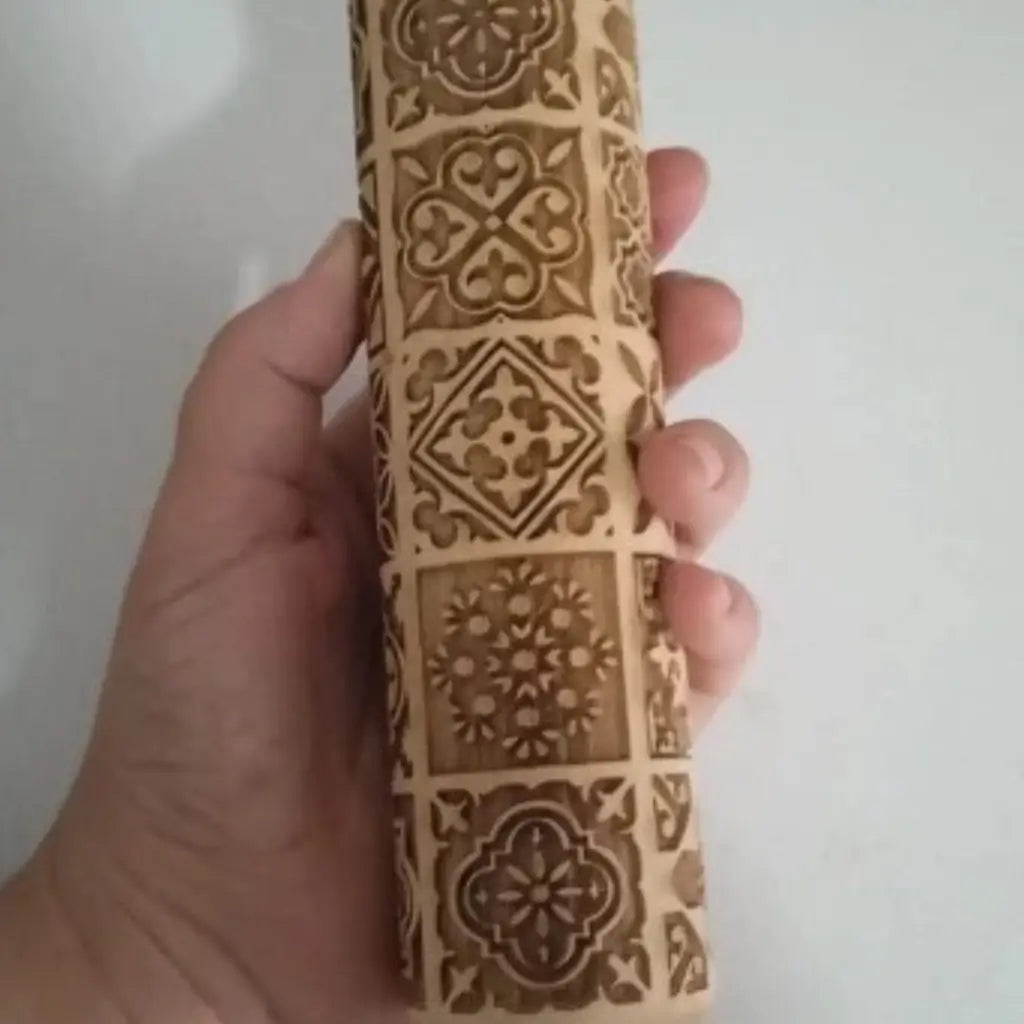Rolo de massa biscoito decorado pino criativo treliça decoração gourmet 