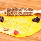 Rolo de massa biscoito decorado pino criativo treliça loja tazmo casa 