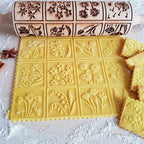 Rolo biscoito decorado com flores pino garden cookies artesanal detalhes de flores 