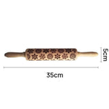 Rolo Decorado para Biscoitos Neve