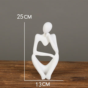 ESCULTURAS ARTESANAIS PENSADOR 25CM, ESTÁTUAS DECORAÇÃO CASA E ESCRITÓRIO.