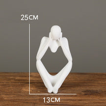 ESCULTURAS ARTESANAIS PENSADOR 25CM, ESTÁTUAS DECORAÇÃO CASA E ESCRITÓRIO.