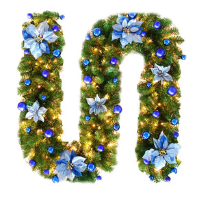 GUIRLANDA DE NATAL COM LUZ LED FLOWERS COLORS
