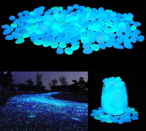 PEDRAS LUMINOSAS PARA JARDIM SEIXOS DECORATIVOS TAZMO 500PÇS