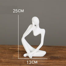 ESCULTURAS ARTESANAIS PENSADOR 25CM, ESTÁTUAS DECORAÇÃO CASA E ESCRITÓRIO.