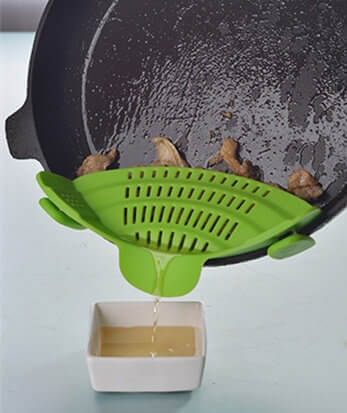 ESCORREDOR DE SILICONE AJUSTÁVEL FILTER ZESTER