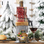 CAPAS DE VINHO E CHAMPAGNE DECORAÇÃO DE NATAL