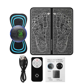 MASSAGEADOR DE PÉ RELAXPRO - REDUZ DORES E INCHAÇOS + GANHE DE BRINDE UM MASSAGEADOR DE PESCOÇO ELÉTRICO.