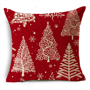 CAPAS DE ALMOFADAS EM LINHO ALGODÃO MERRY CHRISTMAS