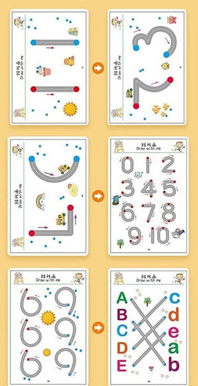CADERNO EDUCACIONAL MAGIC BOOK 136 PÁGINAS, PRÁTICA MÁGICA PARA CRIANÇAS.