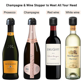 TAMPAS PARA VINHO E CHAMPAGNE Á VÁCUO KIT STOPPER