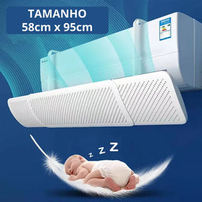 DEFLETOR AR CONDICIONADO AJUSTÁVEL TAZMO - GUIA DE AR FRIO, AMBIENTE MAIS AGRADÁVEL.