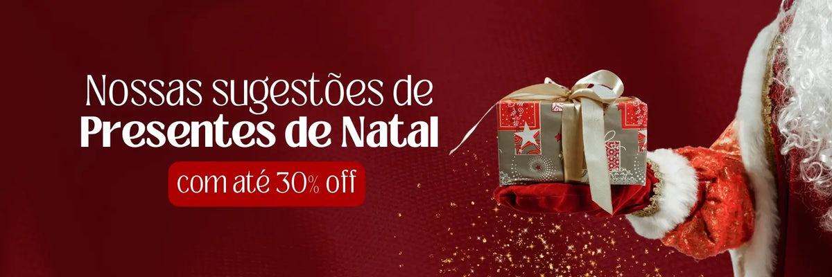 sugestão de presente de natal com até 30% de desconto loja tazmo casa 
