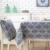 Toalha de Mesa Natal Polônia Azul Royal