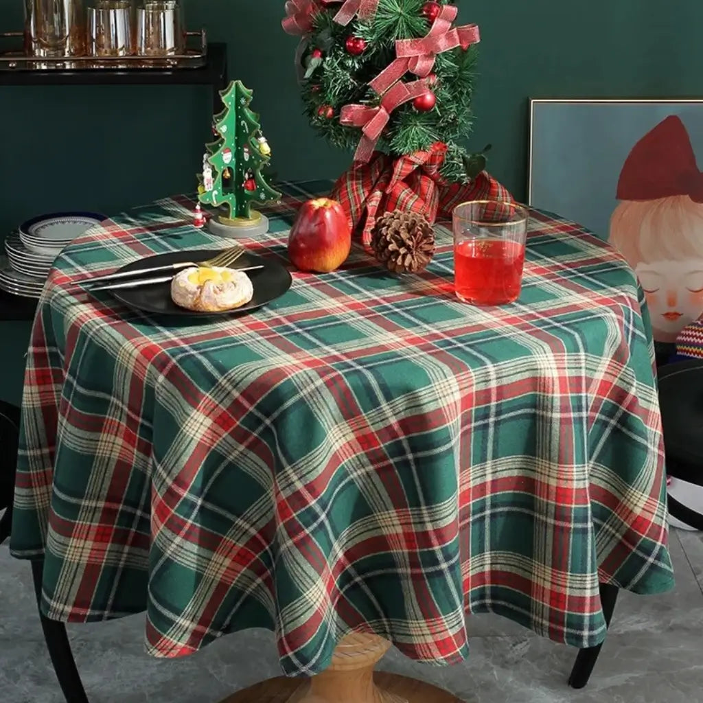 Toalha-de-Mesa-Redonda-Mesa-Posta-de-Natal