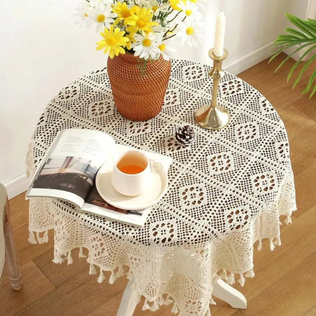 Toalha-de-Mesa-de-Crochê-Redonda