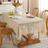 Toalha de Mesa de Crochê Modelo Artesanal (A)