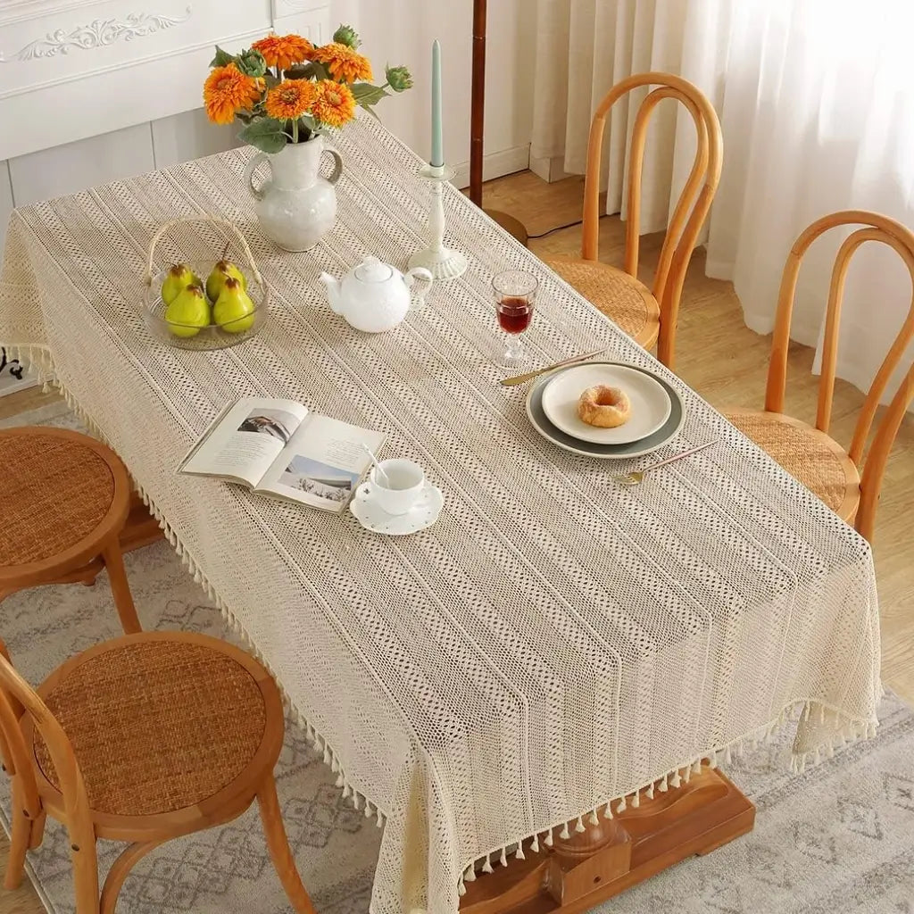 Toalha-de-Mesa-de-Crochê-para-6-Cadeiras