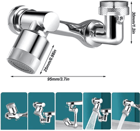 EXTENSOR DE TORNEIRA UNIVERSAL GIRATÓRIO - ROTAÇÃO 1080º