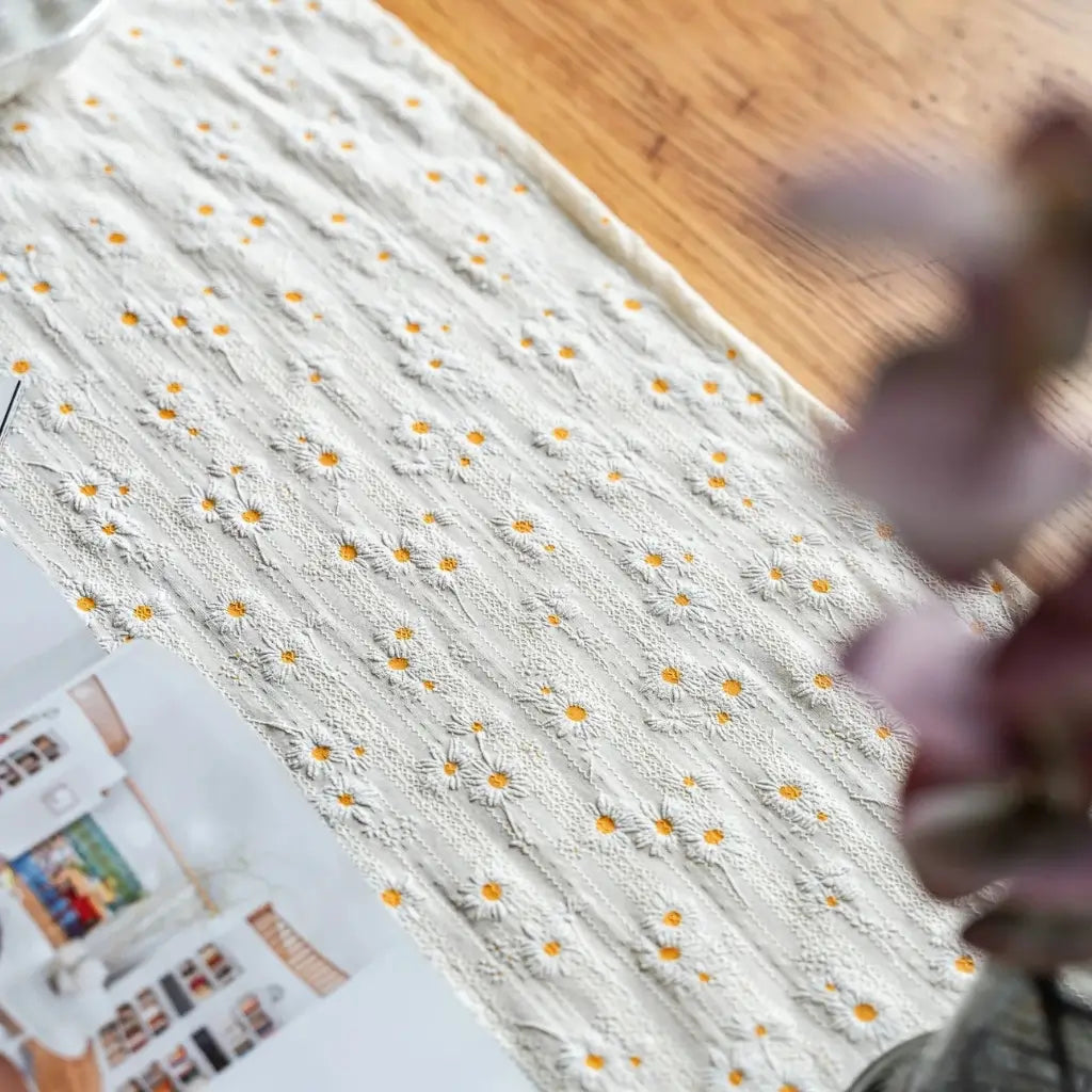 trilho-de-mesa-de-crochê-com-flores